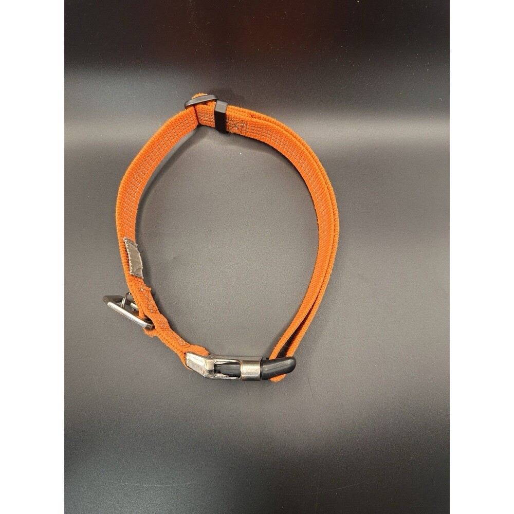 Carhartt Tradesman Dog Collar Hunter Orange Reflective Rugged Size Large 18”-26” - Picture 2 of 7